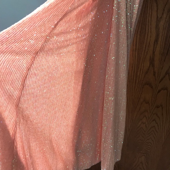 Morgan & Company Pink Sequin Formal Gown Dress Long Prom Size 20W [ee] - Picture 6 of 7